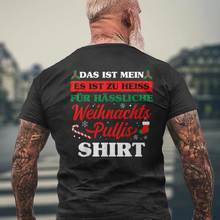 Es Ist Zu Heiss Für Ussliche Weihnachts T-Shirt mit Rückendruck Geschenke für alte Männer