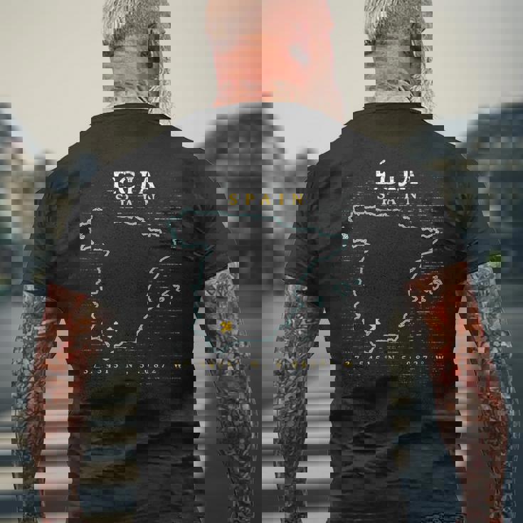 España Ecija Camiseta Hombre Estampado Espalda Regalos para ancianos