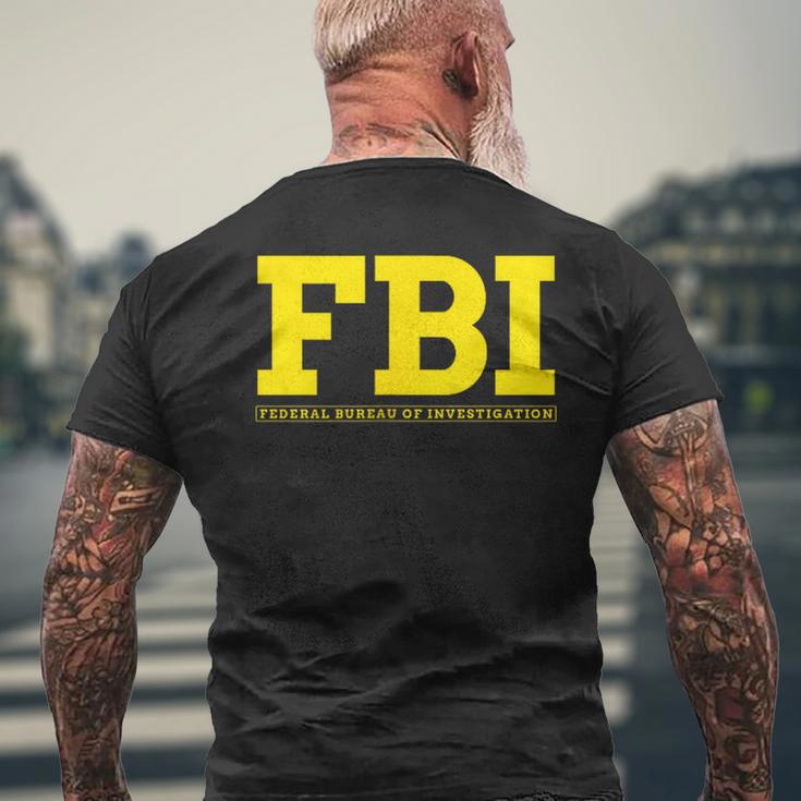 Fbi Federal Office For Investigation Officers 2-Sided T-Shirt mit Rückendruck Geschenke für alte Männer