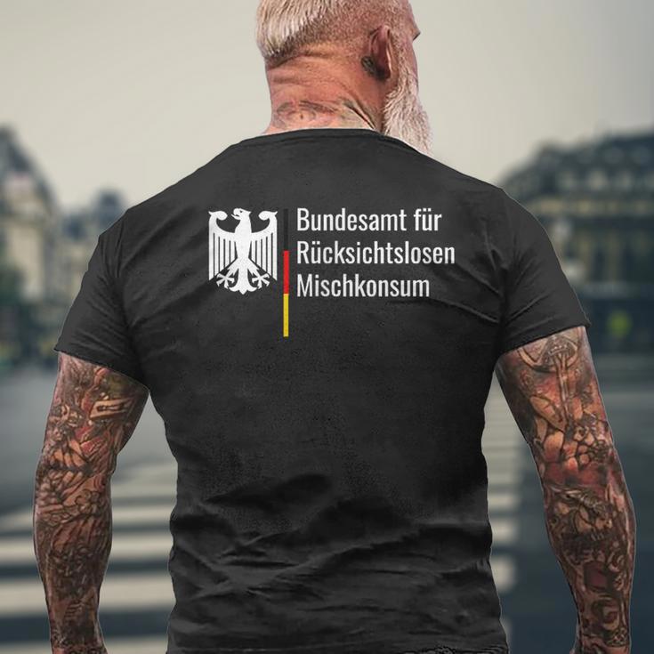 Federal Office For Ruthless Mixed Consumption T-Shirt mit Rückendruck Geschenke für alte Männer