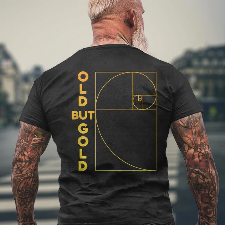 Fibonacci Old But Gold T-Shirt mit Rückendruck Geschenke für alte Männer