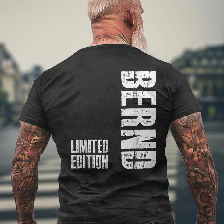 First Name Limited Edition Birthday For Bernd T-Shirt mit Rückendruck Geschenke für alte Männer