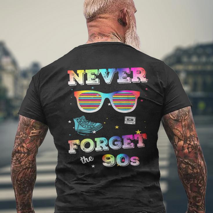 Never Forget 90S Retrointage Never Forget T-Shirt mit Rückendruck Geschenke für alte Männer