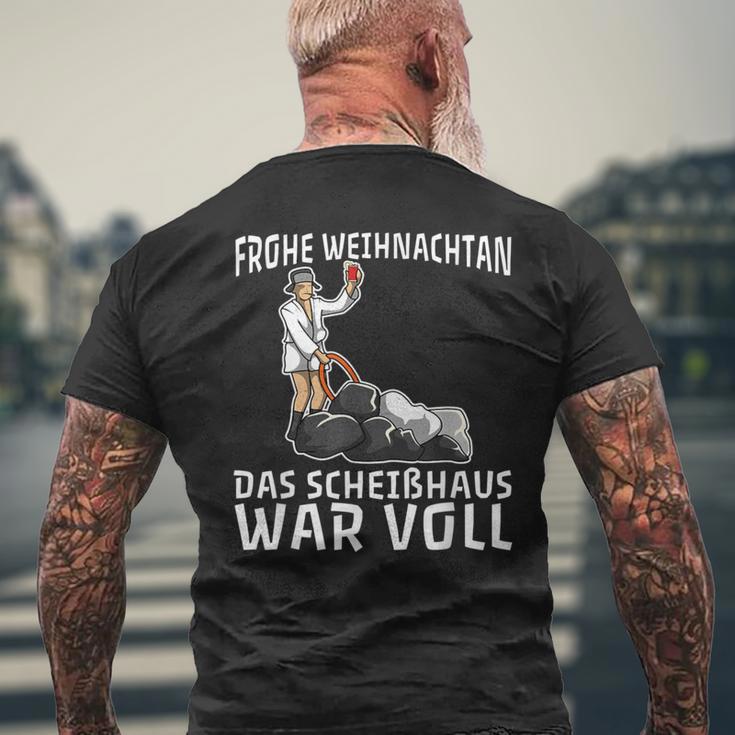 Frohe Weihnachten Das Scheißhaus Waroll T-Shirt mit Rückendruck Geschenke für alte Männer