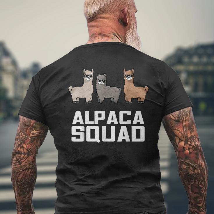 Alpaca For Alpaca Squad Lovers T-Shirt mit Rückendruck Geschenke für alte Männer