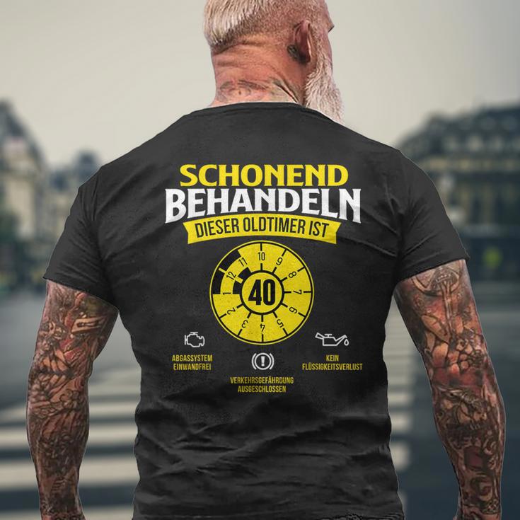 Dieser Oldtimer Ist 40 Jahre Birthday T-Shirt mit Rückendruck Geschenke für alte Männer