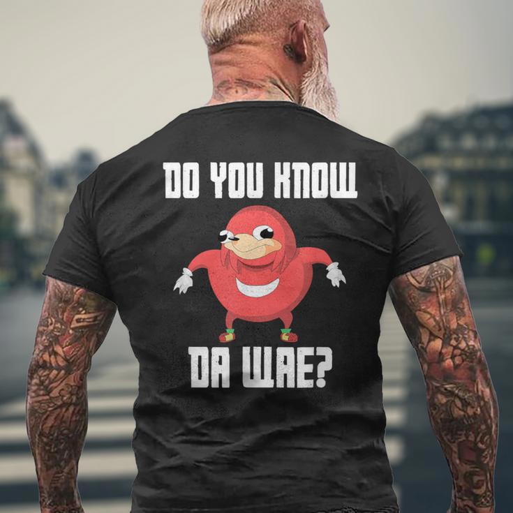 Known Du Wae Way Now Uganda T-Shirt mit Rückendruck Geschenke für alte Männer