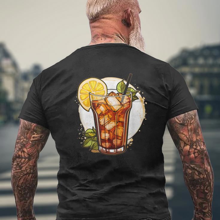 Long Island Iced Tea Cocktail Costume T-Shirt mit Rückendruck Geschenke für alte Männer