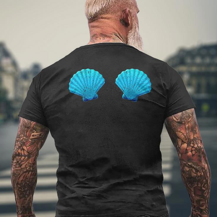 Mermaid Shell Bra Top Festival Shell Party T-Shirt mit Rückendruck Geschenke für alte Männer