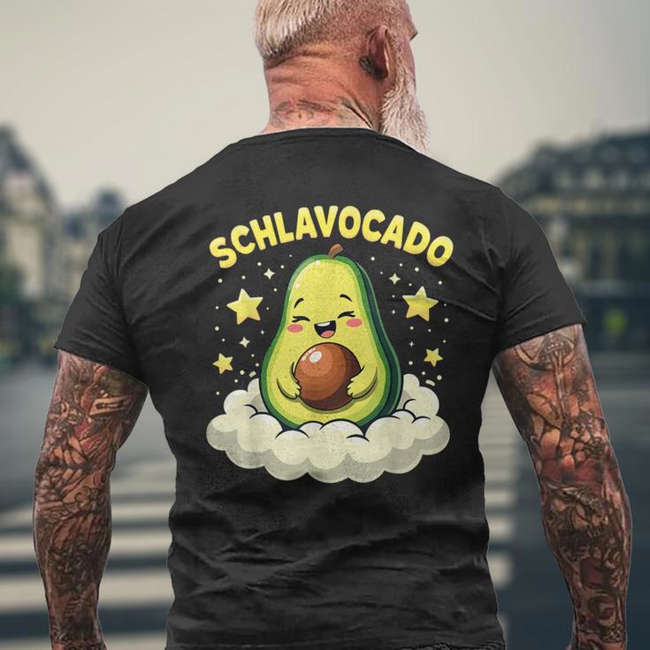 Sleepocado Avocado Sleep Night Sleeping T-Shirt mit Rückendruck Geschenke für alte Männer