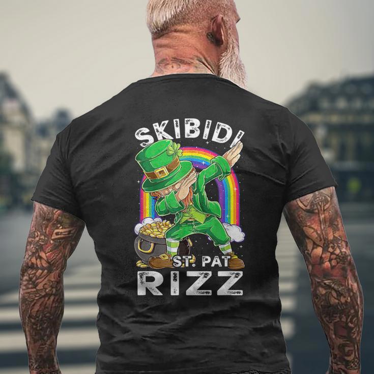 Irish Ruzz St Patrick's Day Irish Skibidi St Pat Rizz Men's T-shirt Back Print ...