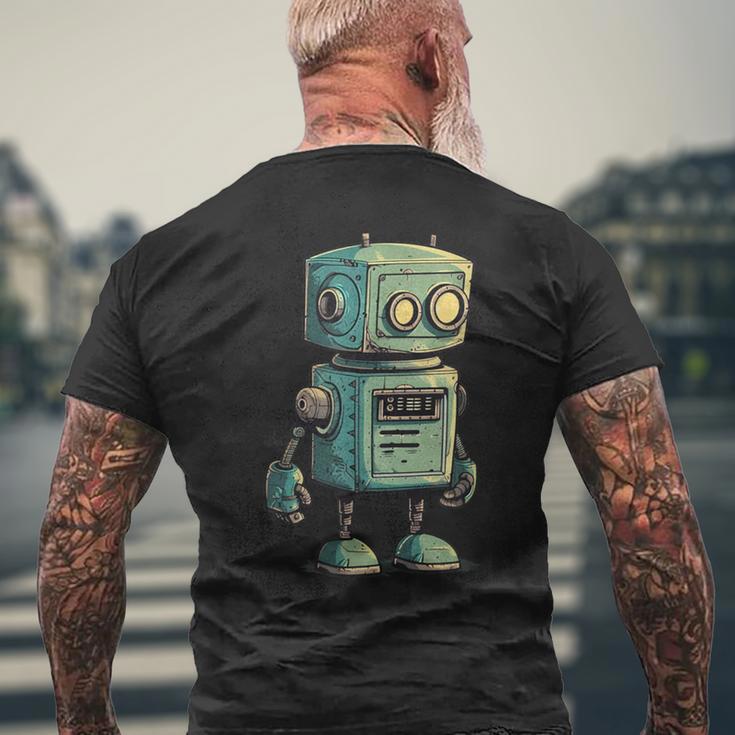 Technical Robot Costume T-Shirt mit Rückendruck Geschenke für alte Männer