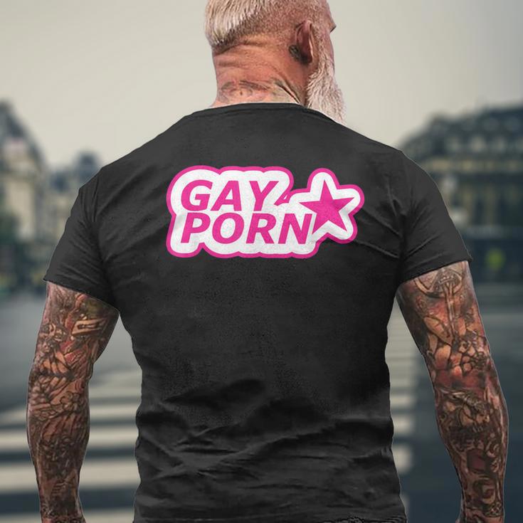 Gay Porn Popular Dating T-Shirt mit Rückendruck Geschenke für alte Männer