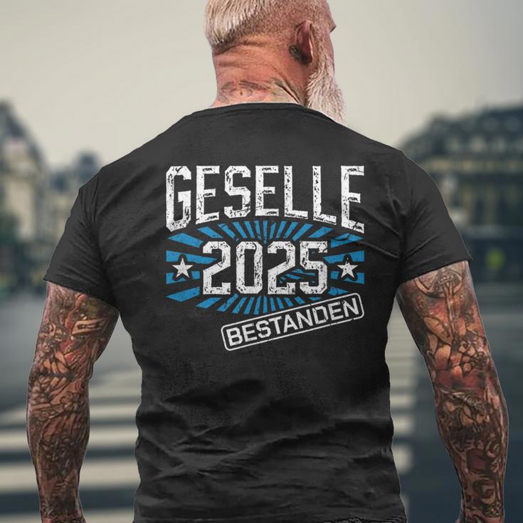 Geelle 2025 For Passed Companion Exam Training T-Shirt mit Rückendruck Geschenke für alte Männer