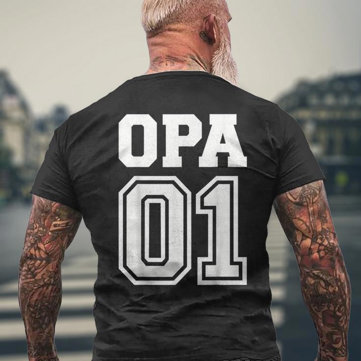 Grandpa 01 T-Shirt mit Rückendruck Geschenke für alte Männer