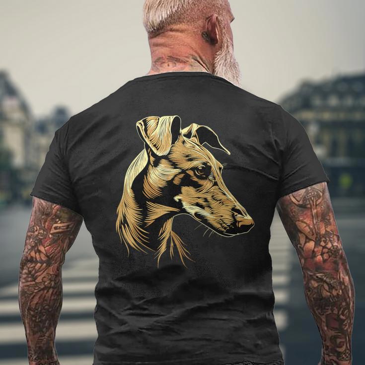 Greyhound Dog Love Greyhound Greyhound T-Shirt mit Rückendruck Geschenke für alte Männer