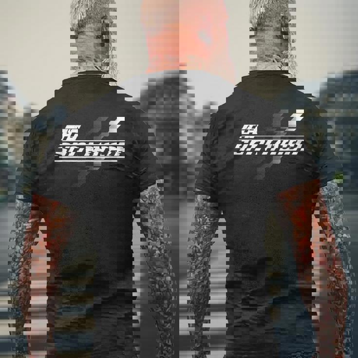Gt3 Sim Racing O Sim Racer Bandera A Cuadros Camiseta Hombre Estampado Espalda Regalos para ancianos