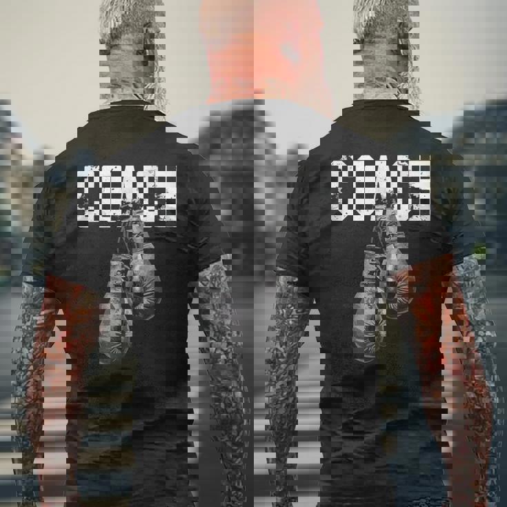 Guantes De Boxeo Boxeo Artes Marciales Mixtas Estilo Retro Camiseta Hombre Estampado Espalda Regalos para ancianos