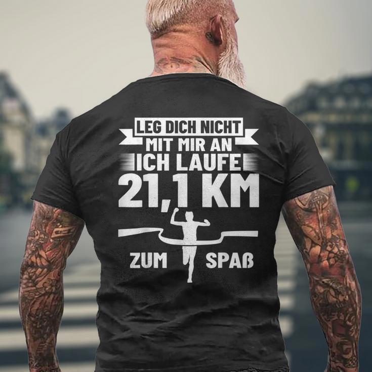 Half Marathon Running Marathon Participant Half Marathon Runner T-Shirt mit Rückendruck Geschenke für alte Männer