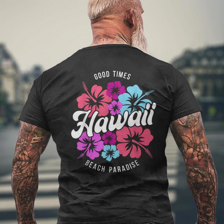 Hawaii Waikiki Surfing T-Shirt mit Rückendruck Geschenke für alte Männer