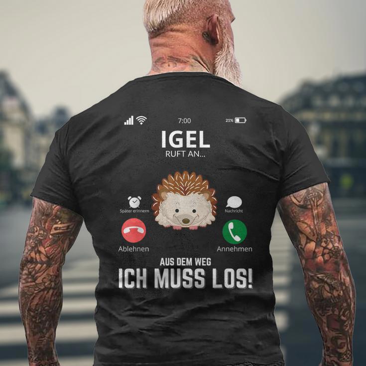 Hedgehog Freak T-Shirt mit Rückendruck Geschenke für alte Männer