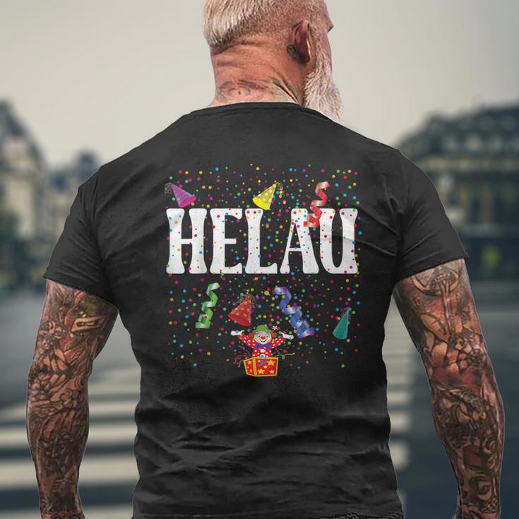 Helau Carnival Jecken Kölle Alaaf Fancy Dress Costume Cologne T-Shirt mit Rückendruck Geschenke für alte Männer