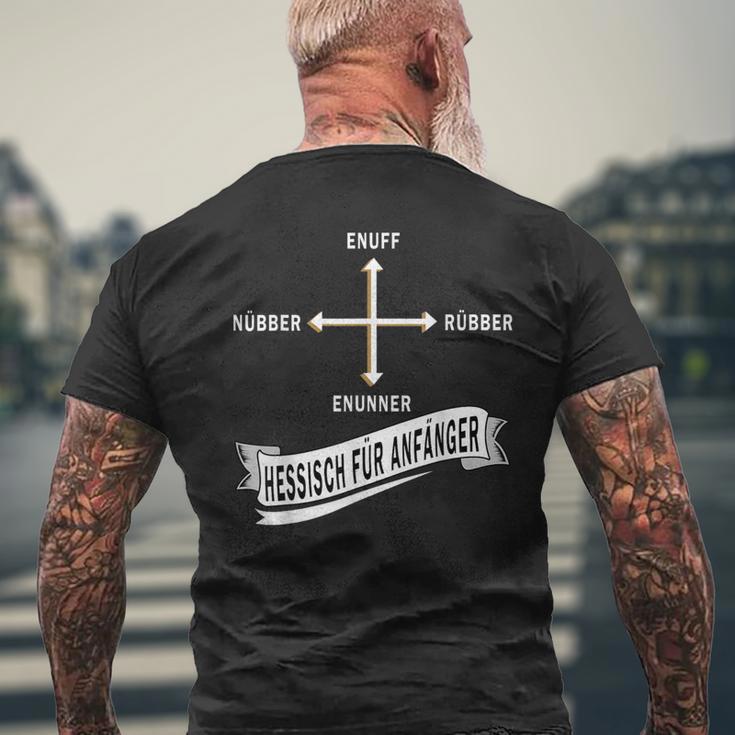 Hessian For Beginners T-Shirt mit Rückendruck Geschenke für alte Männer