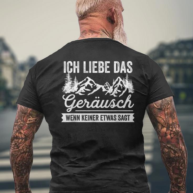 Hikern Ich Liebe Das Kerze Wenn Keine Etwas Sagt Mountain Hiking I T-Shirt mit Rückendruck Geschenke für alte Männer