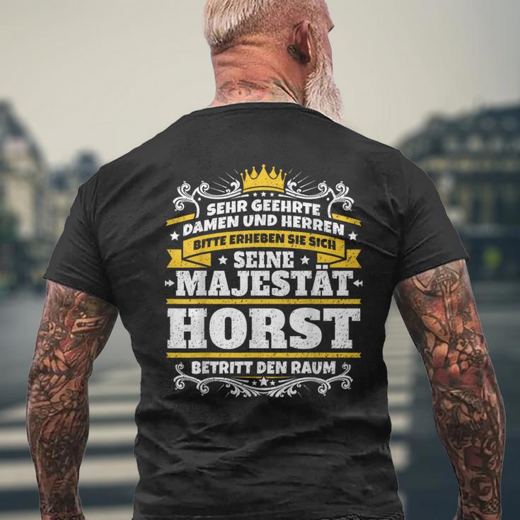 Horst Name Majesty First Name Idea T-Shirt mit Rückendruck Geschenke für alte Männer