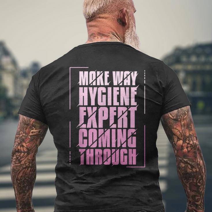 Hygiene-Experte T-Shirt mit Rückendruck Geschenke für alte Männer