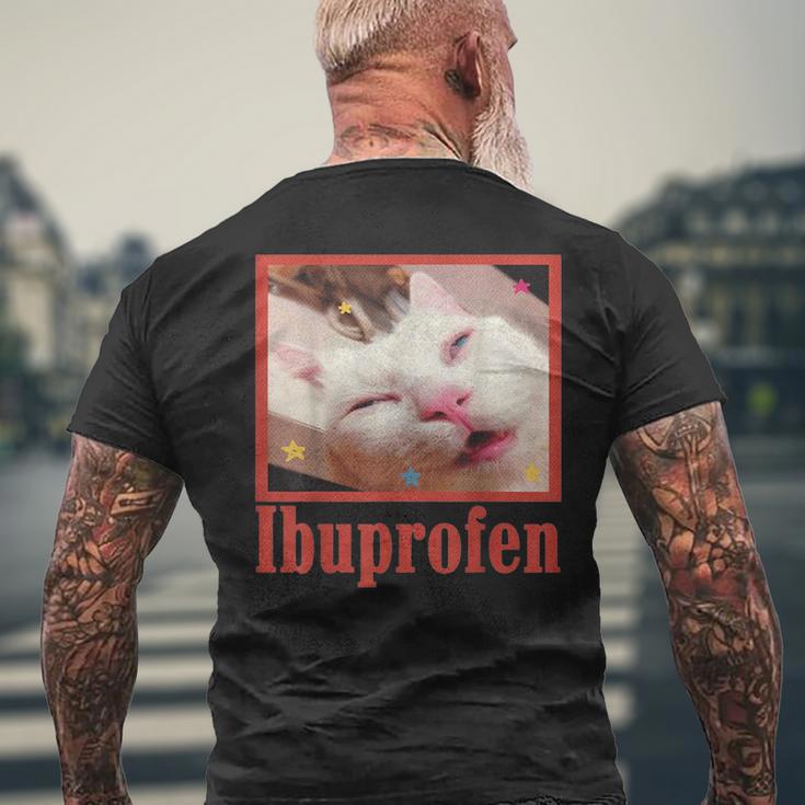 Ibuprofen Cat Meme T-Shirt mit Rückendruck Geschenke für alte Männer