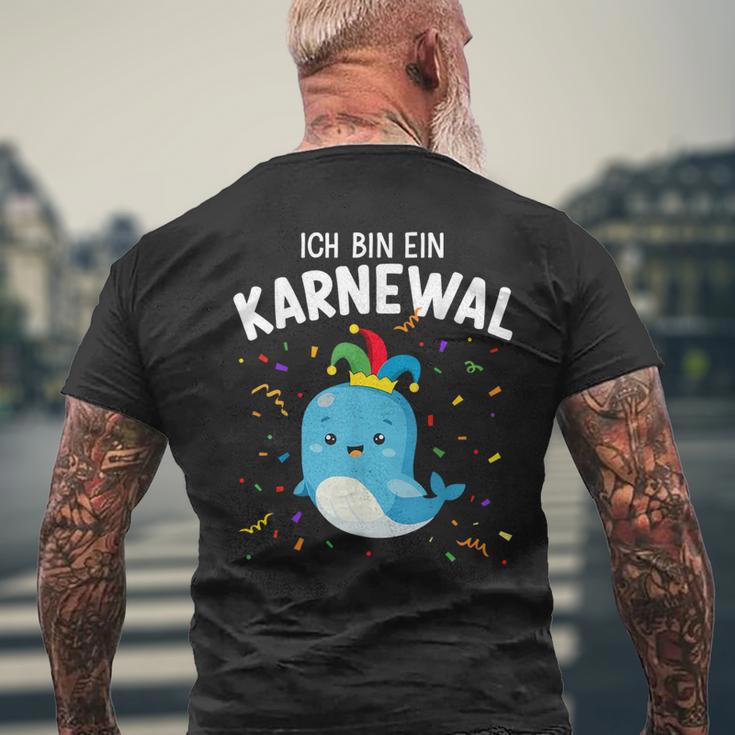 Ich Bin Ein Karnewal Whale T-Shirt mit Rückendruck Geschenke für alte Männer