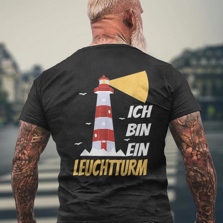 Ich Bin Ein Leuchtturm T-Shirt mit Rückendruck Geschenke für alte Männer