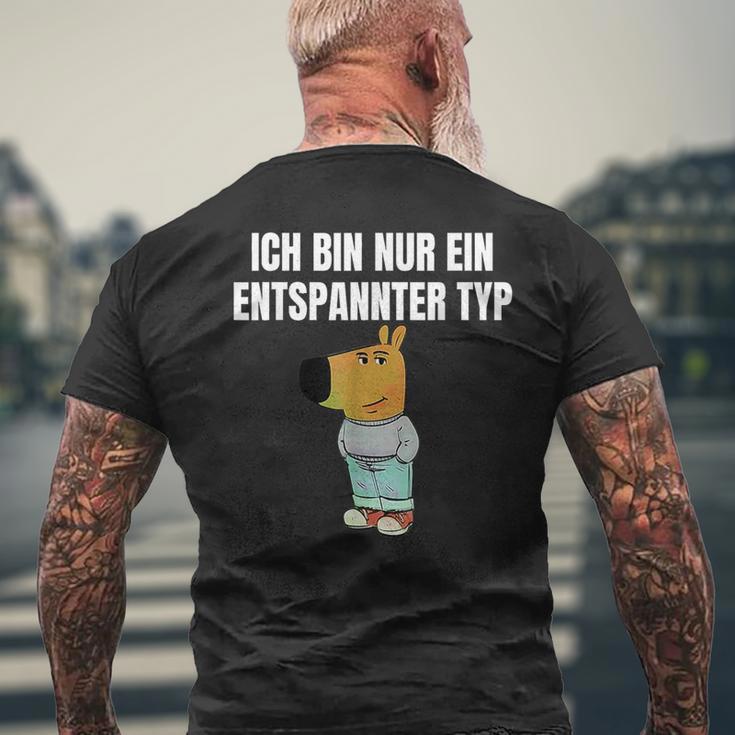 Ich Bin Einfach Ein Entspannter Typ T-Shirt mit Rückendruck Geschenke für alte Männer