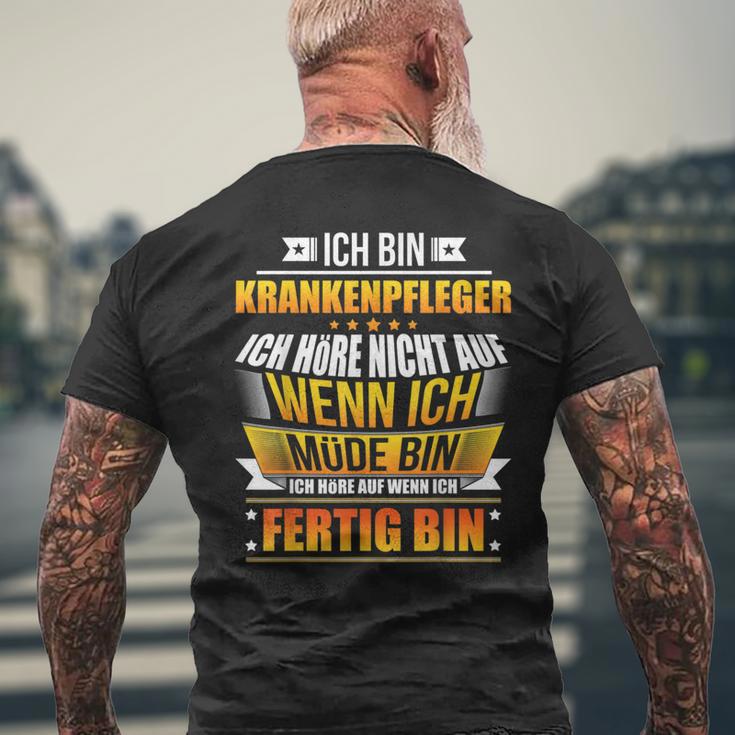 Ich Bin Krankenpfleger Ich Bin T-Shirt mit Rückendruck Geschenke für alte Männer