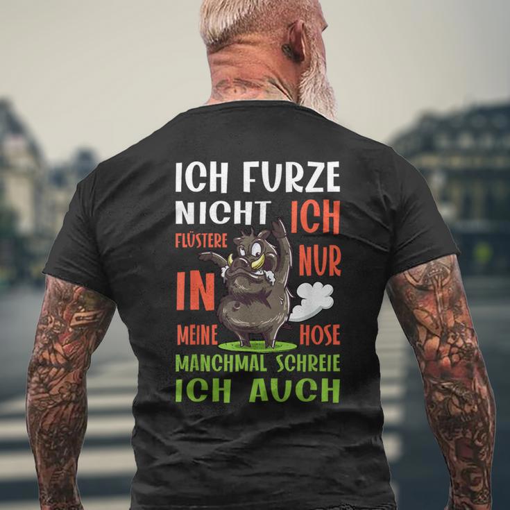 Ich Furze Nicht Ich Wistere Fartzen T-Shirt mit Rückendruck Geschenke für alte Männer