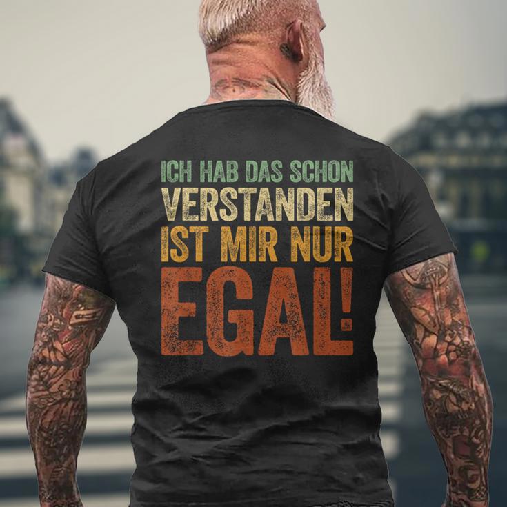 Ich Hab Das Schonerstanden Ist Mir Nur Egal T-Shirt mit Rückendruck Geschenke für alte Männer