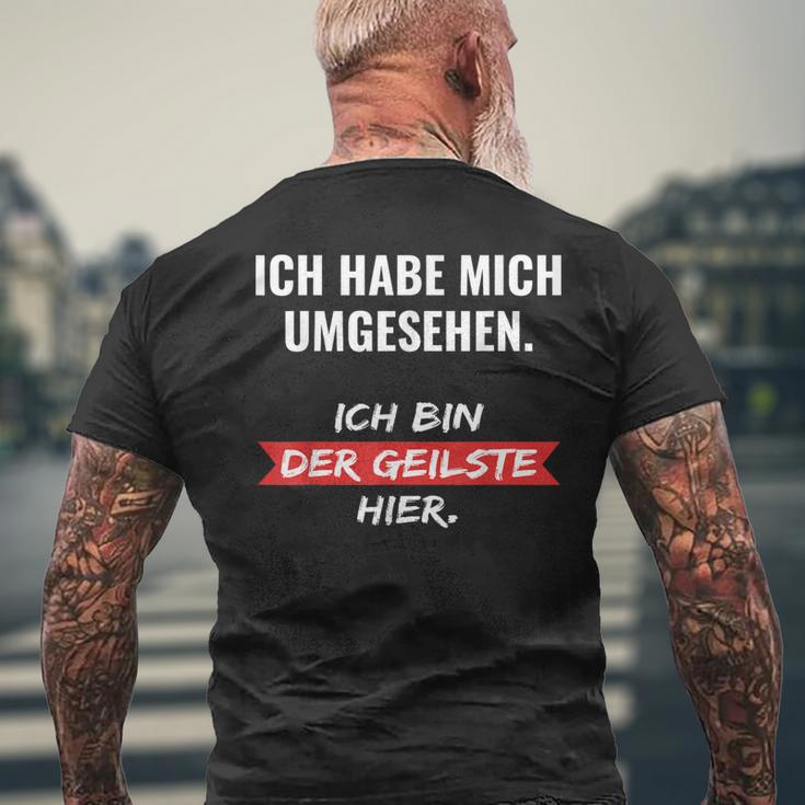 Ich Habe Mich Umsehen T-Shirt mit Rückendruck Geschenke für alte Männer