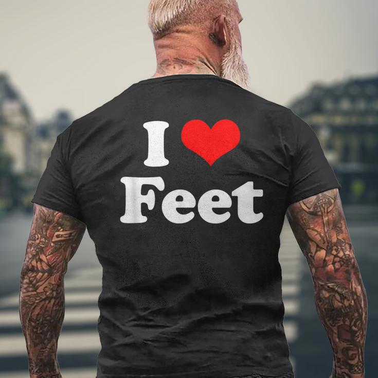 Ich Liebe Füße Ich Liebe Füße T-Shirt mit Rückendruck Geschenke für alte Männer