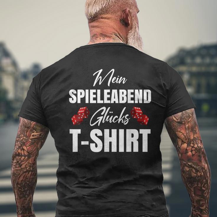 Ich Spieleleabend Glücks T-Shirt mit Rückendruck Geschenke für alte Männer