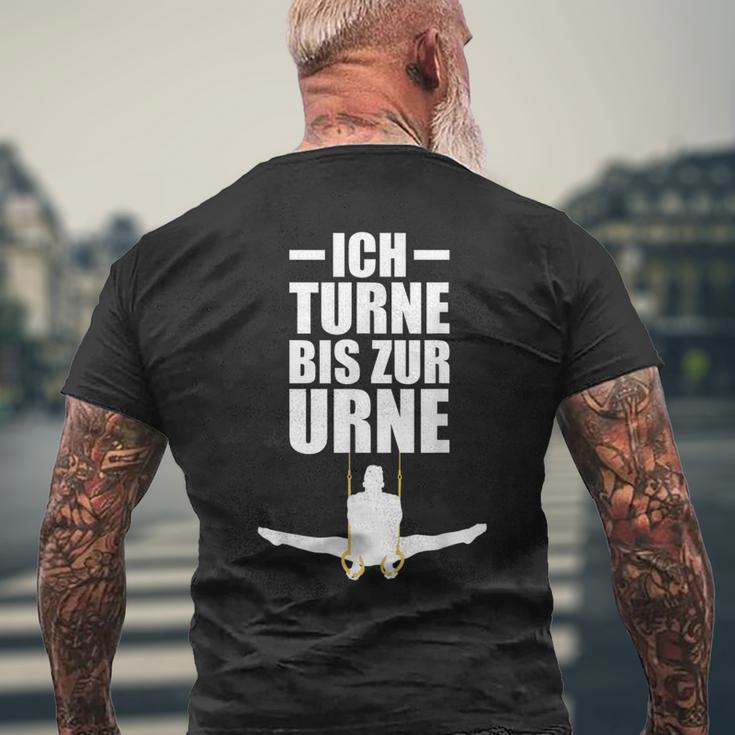 Ich Turne Bis Zur Urne Ich Turne Bis Zur Urn Gymnastics S T-Shirt mit Rückendruck Geschenke für alte Männer