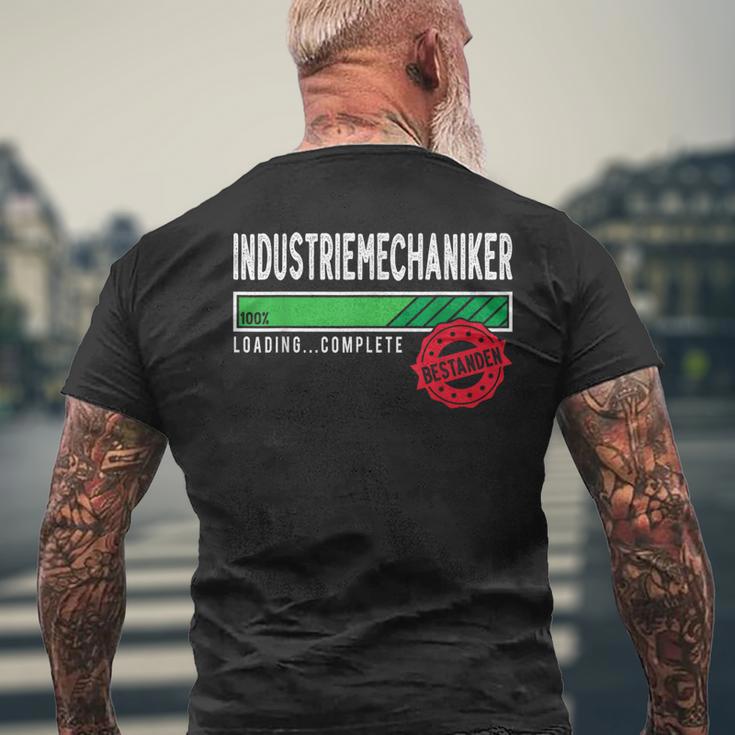 Industrial Mechanic Training Test Passed T-Shirt mit Rückendruck Geschenke für alte Männer