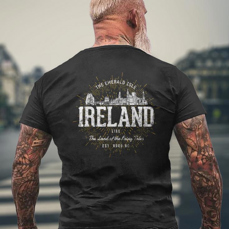 Irelandintage Style Retro Ireland T-Shirt mit Rückendruck Geschenke für alte Männer