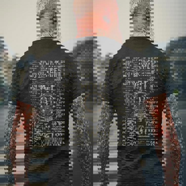 It's A Wolfe Thing Wolfe Name Men's T-shirt Back Print Gifts for Old Men