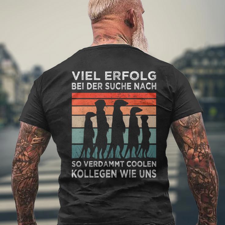 Job Change To Farewell Best Colleague Colleague T-Shirt mit Rückendruck Geschenke für alte Männer