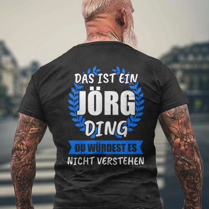 Jörg Name First Name Nickname T-Shirt mit Rückendruck Geschenke für alte Männer