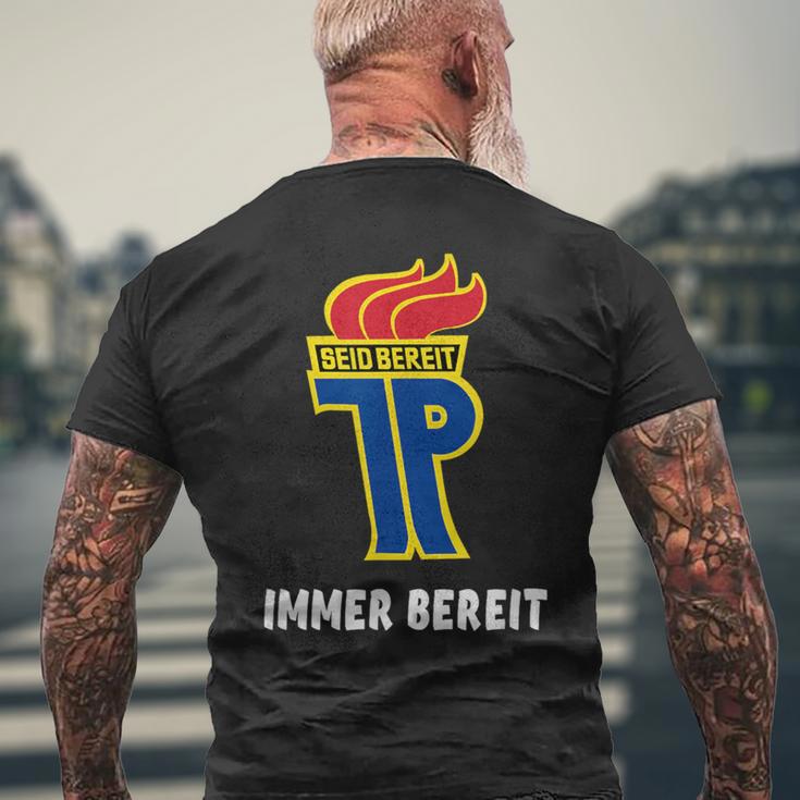 Jungpionier Junge Pioniere Seid Ready Ossi Ddr T-Shirt mit Rückendruck Geschenke für alte Männer