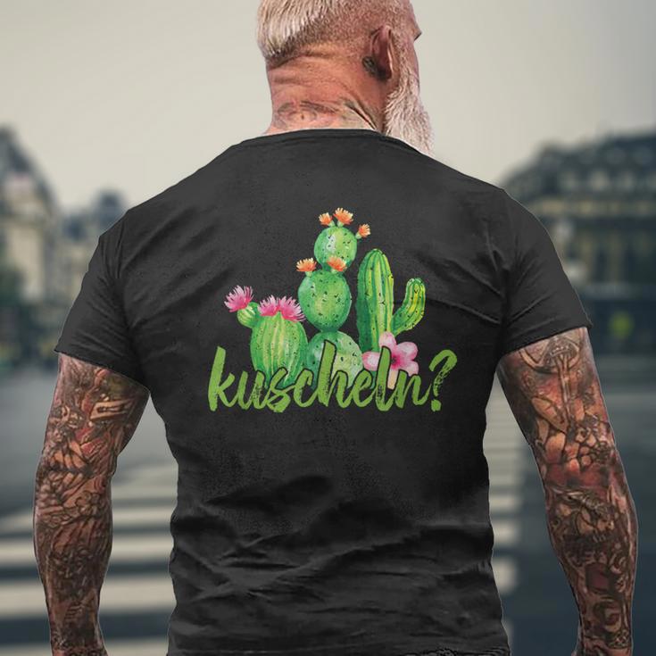 Kakn Kuscheln Kaktus Umarmen Witz Spaß Liebe Geschenk T-Shirt mit Rückendruck Geschenke für alte Männer