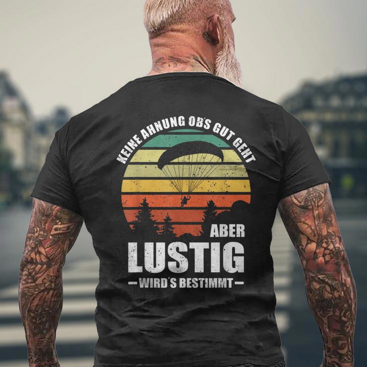 Keine Ahnung Obs Gut Geht Wirds Besticht German Langu S T-Shirt mit Rückendruck Geschenke für alte Männer