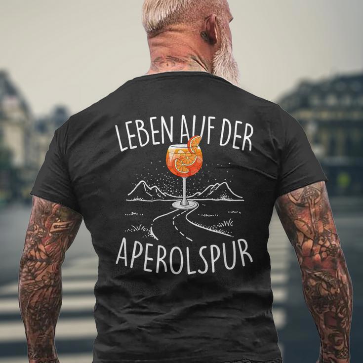 Leben Auf Der Aperolspur Official Spritz Club Aperollin' T-Shirt mit Rückendruck Geschenke für alte Männer